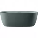 Ванна из литьевого мрамора AltroBagno Luciana AltroBagnoLuciana090222GraniteGray 170x80 см, отдельностоящая, серый гранит