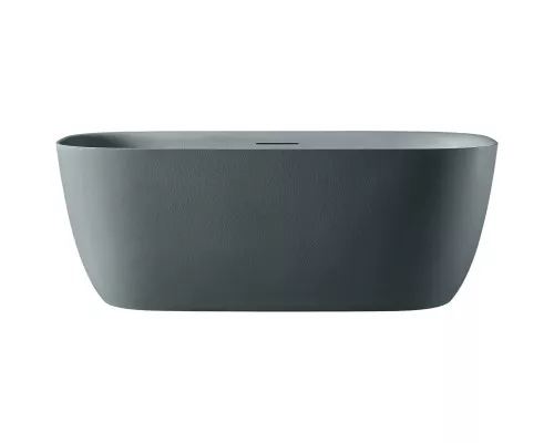 Ванна из литьевого мрамора AltroBagno Luciana AltroBagnoLuciana090222GraniteGray 170x80 см, отдельностоящая, серый гранит