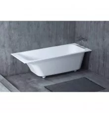 Ванна из литьевого мрамора 170x70 см Salini S-Sense Orlanda Kit 102111M