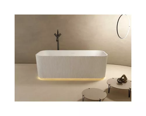 Заказать Ванна из литого мрамора 170х75 см Abber Stein AS9663 в магазине сантехники Santeh-Crystal.ru