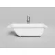 Ванна из литьевого мрамора Salini S-Stone Orlanda 102026M 170x80 см, белый матовый