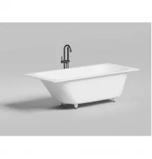Ванна из литьевого мрамора Salini S-Sense Orlanda Kit 102112M 180x80 см, белый матовый