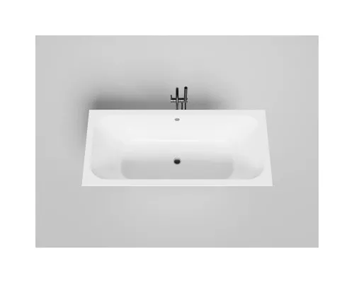 Ванна из литьевого мрамора Salini S-Stone Orlanda Axis 103223M 170x75 см, белый матовый