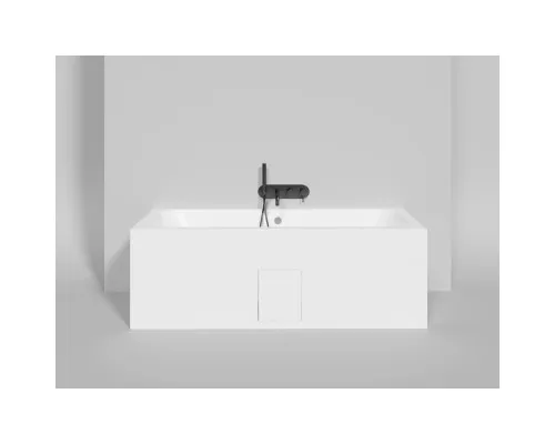 Ванна из литьевого мрамора Salini S-Stone Orlanda Axis 103223M 170x75 см, белый матовый