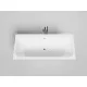 Ванна из литьевого мрамора Salini S-Stone Orlanda Axis 103222M 180,4x80 см, белый матовый