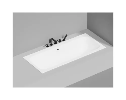 Ванна из литьевого мрамора Salini S-Stone Orlanda Axis 103222M 180,4x80 см, белый матовый