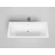 Ванна из литьевого мрамора Salini S-Stone Orlanda Axis 103221M 191,1x80,5 см, белый матовый