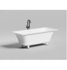Ванна из литьевого мрамора Salini S-Sense Orlanda Axis Kit 103313M 170x75 см, белый матовый
