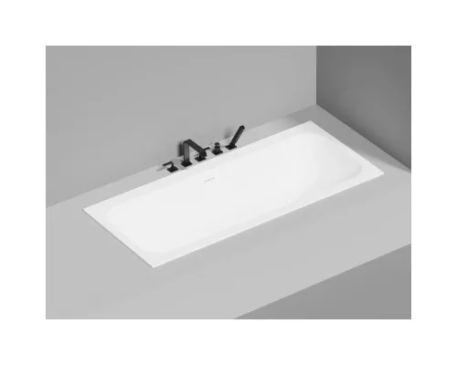 Ванна из литьевого мрамора Salini S-Stone Orlanda Axis Kit 103322M 180,4x80 см, белый матовый