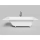 Ванна из литьевого мрамора Salini S-Stone Orlanda Plus 102024M 189x99 см, белый матовый