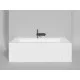 Ванна из литьевого мрамора Salini S-Stone Orlanda Plus 102024M 189x99 см, белый матовый