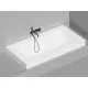 Ванна из литьевого мрамора Salini S-Stone Orlanda Kit Plus 102124M 189x99 см, белый матовый