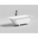 Ванна из литьевого мрамора Salini S-Sense Ornella 102312G 180x80 см, белый глянец Ванна из литьевого мрамора Salini S-Sense Ornella 102312G 180x80 см, белый глянец