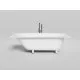 Ванна из литьевого мрамора Salini S-Stone Ornella 102322M 180x80 см, белый матовый