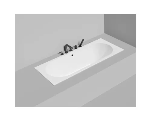 Ванна из литьевого мрамора Salini S-Stone Ornella Axis 104623M 170x70 см, белый матовый