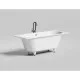 Ванна из литьевого мрамора Salini S-Stone Ornella Axis 104623M 170x70 см, белый матовый