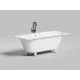 Ванна из литьевого мрамора Salini S-Stone Ornella Axis 103423M 170,5x75,5 см, белый матовый