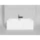 Ванна из литьевого мрамора Salini S-Stone Ornella Axis 103423M 170,5x75,5 см, белый матовый