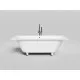 Ванна из литьевого мрамора Salini S-Stone Ornella Axis 103421M 180x80 см, белый матовый