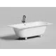 Ванна из литьевого мрамора Salini S-Stone Ornella Axis 103422M 190,5x90,5 см, белый матовый