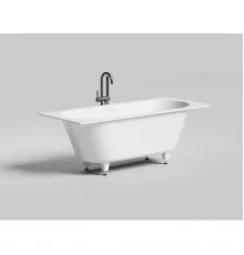 Ванна из литьевого мрамора Salini S-Sense Ornella Axis Kit 103513M 170,5x75,5 см, белый матовый