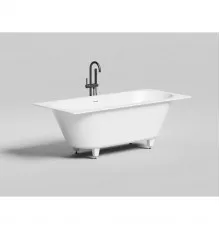 Ванна из литьевого мрамора Salini S-Sense Ornella Axis Kit 103511G 180x80 см, белый глянец