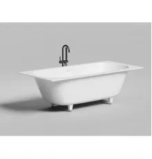 Ванна из литьевого мрамора Salini S-Sense Ornella Axis Kit 103512M 190,5x90,5 см, белый матовый