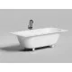Ванна из литьевого мрамора Salini S-Stone Ornella Axis Kit 103522M 190,5x90,5 см, белый матовый
