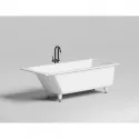 Ванна из литьевого мрамора 180x80 см Salini S-Sense Cascata 104213G