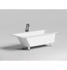 Ванна из литьевого мрамора 180x80 см Salini S-Sense Cascata 104213G
