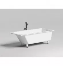 Ванна из литьевого мрамора 180x80 см Salini S-Sense Cascata Kit 104513G