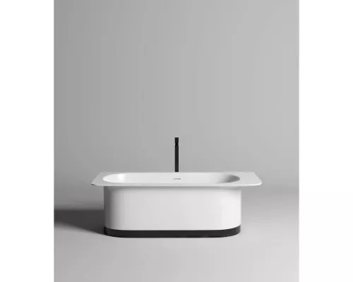 Ванна из литьевого мрамора Salini S-Stone Ninfea 102721M 180x82 см, отдельностоящая, белый матовый