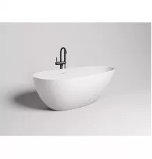 Ванна из литьевого мрамора Salini S-Stone Paola IN Classic 101612SM 172x82 см, отдельностоящая, белый матовый