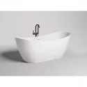 Ванна из литьевого мрамора Salini S-Stone Noemi 101722M 170,5x75,5 см, отдельностоящая, белый матовый Ванна из литьевого мрамора Salini S-Stone Noemi 101722M 170,5x75,5 см, отдельностоящая, белый матовый