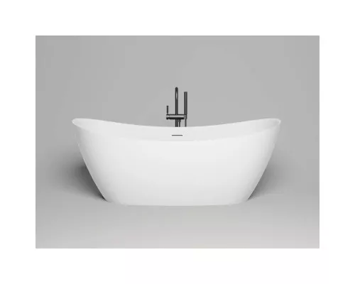 Ванна из литьевого мрамора Salini S-Stone Noemi 101811SM 185x80 см, отдельностоящая, белый матовый