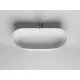 Ванна из литьевого мрамора Salini S-Stone Noemi 101811SM 185x80 см, отдельностоящая, белый матовый