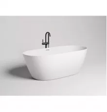 Ванна из литьевого мрамора Salini S-Sense Sofia 102511G 164,5x75,5 см, отдельностоящая, белый глянец