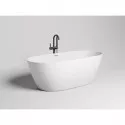 Ванна из литьевого мрамора Salini S-Stone Sofia 102521M 164,5x75,5 см, отдельностоящая, белый матовый Ванна из литьевого мрамора Salini S-Stone Sofia 102521M 164,5x75,5 см, отдельностоящая, белый матовый