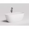 Ванна из литьевого мрамора Salini S-Stone Sofia 102526M 169,5x80,5 см, отдельностоящая, белый матовый Ванна из литьевого мрамора Salini S-Stone Sofia 102526M 169,5x80,5 см, отдельностоящая, белый матовый