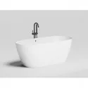 Ванна из литьевого мрамора Salini S-Sense Sofia Light 103711G 164,5x75,5 см, отдельностоящая, белый глянец Ванна из литьевого мрамора Salini S-Sense Sofia Light 103711G 164,5x75,5 см, отдельностоящая, белый глянец