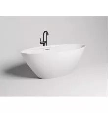 Ванна из литьевого мрамора Salini S-Sense Diva 102211G 178x85,5 см, отдельностоящая, белый глянец