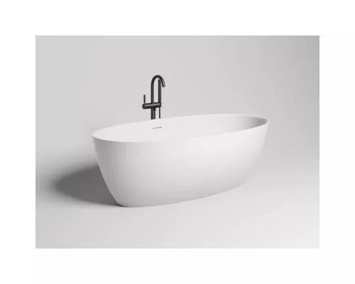 Ванна из литьевого мрамора Salini S-Sense Alda 101912G 170x81 см, отдельностоящая, белый глянец