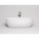 Ванна из литьевого мрамора Salini S-Sense Alda 101912G 170x81 см, отдельностоящая, белый глянец