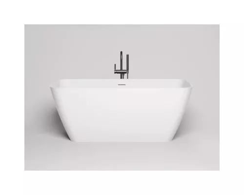 Ванна из литьевого мрамора Salini S-Stone Agatha 100221M 179x82 см, отдельностоящая, белый матовый