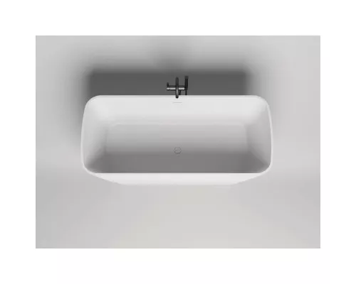 Ванна из литьевого мрамора Salini S-Stone Agatha 100221M 179x82 см, отдельностоящая, белый матовый