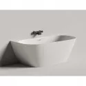 Ванна из литьевого мрамора Salini S-Sense Sofia Wall 102517G 160x80 см, белый глянец Ванна из литьевого мрамора Salini S-Sense Sofia Wall 102517G 160x80 см, белый глянец