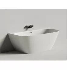 Ванна из литьевого мрамора Salini S-Stone Sofia Wall 102527M 160x80 см, белый матовый