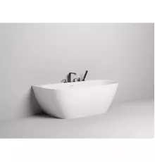 Ванна из литьевого мрамора Salini S-Sense Sofia Wall 102513G 180x85 см, белый глянец