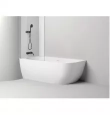 Ванна из литьевого мрамора Salini S-Sense Sofia Corner 102515G 170x85 см L, белый глянец