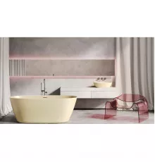 Ванна из литьевого мрамора Salini S-Sense Sofia 102519GF 185x90 см, отдельностоящая, покраска по RAL глянец полностью